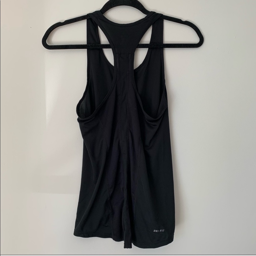 Nike black racerback workout tank top S - Picture 2 of 5